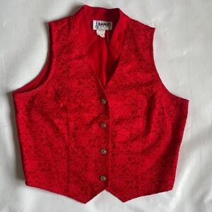 Banjo Western Lace Vest Size XL